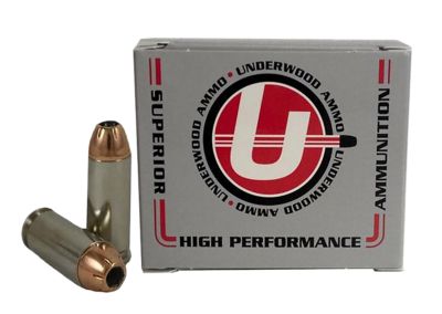 Underwood Ammo 246XTP 10mm Auto 200-Grain Jacketed Hollow Point Handgun Ammunition, 20 Rounds
