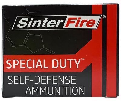 SinterFire Special Duty (SD) .40 S&W 125-Grain Lead Free Frangible Hollow Point Handgun Ammunition, 20 Rounds