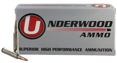 Underwood Ammo .223 Remington 62-Grain Solid Monolithic Rifle Ammunition, 20 Rounds