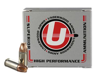 Underwood Ammo Xtreme Defense 9mm Luger 90-Grain Solid Monolithic Handgun Ammunition, 20 Rounds, 815