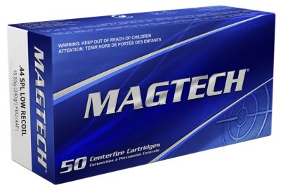 Magtech Range/Training .44 Special 240-Grain Full Metal Jacket (FMJ) Handgun Ammunition, 50 Rounds