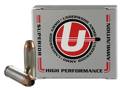 Underwood Ammo XTP .45 Long Colt+P 250-Grain Jacketed Hollow Point Handgun Ammunition, 20 Rounds