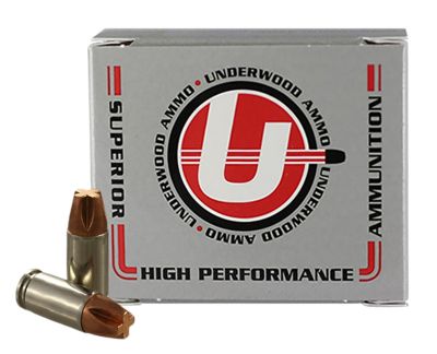 Underwood Ammo 155Xtreme Penetrator 9mm Luger 115-Grain Solid Monolithic Handgun Ammunition, 20 Rounds