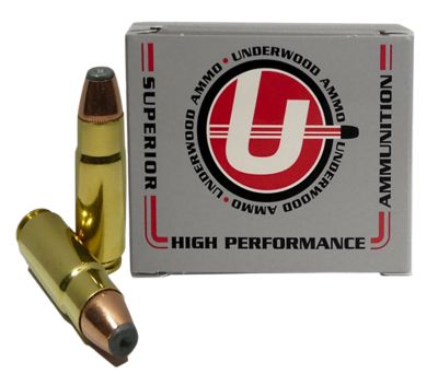 Underwood Ammo .458 SOCOM 300-Grain Jacketed Hollow Point Rifle Ammunition, 20 Rounds