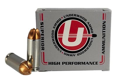 Underwood Ammo 10mm Auto 150-Grain Solid Monolithic Handgun Ammunition, 20 Rounds