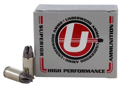 Underwood Ammo 679Xtreme Defense Platinum .380 ACP 68-Grain Solid Monolithic Handgun Ammunition, 20 Rounds