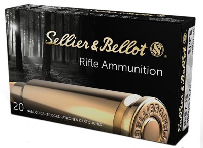 Sellier & Bellot 8x57mm JS 196-Grain Soft Point Cut Through Edge Rifle Ammunition, 20 Rounds