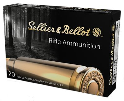 Sellier & Bellot 9.3x72R 193-Grain Soft Point Rifle Ammunition, 20 Rounds