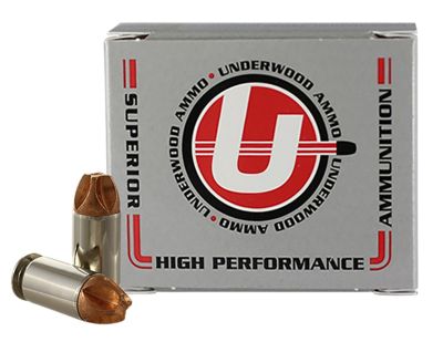 Underwood Ammo 843Xtreme Defense .45 ACP 135-Grain Solid Monolithic Handgun Ammunition, 20 Rounds