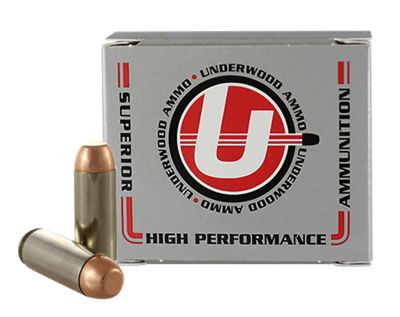 Underwood Ammo .50 Action Express 300-Grain Full Metal Jacket Flat Nose Handgun Ammunition, 20 Rounds