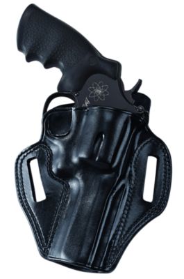 Galco Combat Master OWB Holster for Glock 43/43x, Springfield Hellcat, Right Hand, Black, Leather