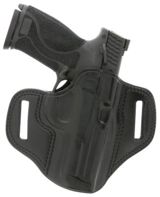 Galco Combat Master OWB Holster for Ruger Security-9/Glock 17/Glock 22 Gen2-5, Right Hand, Black, Leather