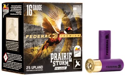 Federal 16-Gauge Premium Prairie Storm FS 6-Shot Shotgun Shells, 2.75 in., 1-1/8 oz., 25 Rounds