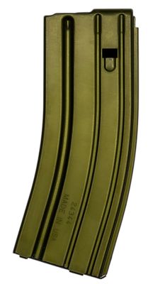 C Products Defense Inc Duramag 10 Round 5.56/300BLK Magazine, USGI, OD Green, Aluminum
