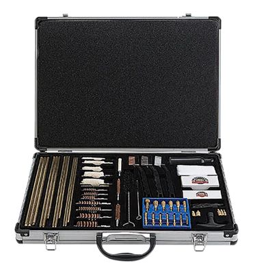 dac Super Deluxe Universal Gun Cleaning Kit, Multi-Caliber, Silver, 61 pc.