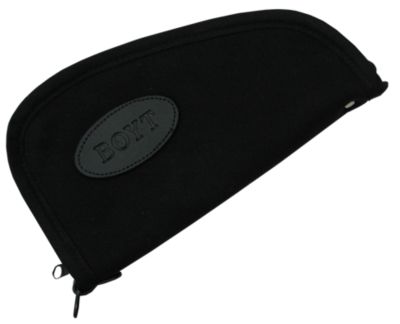 Boyt Harness 14 in. Handgun Heart-Shaped Canvas Pistol Rug, Black