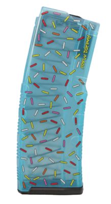 Amend2 MOD-C Sprinkle Donut 30 Round 5.56 NATO Magazine for AR-15, Teal Sprinkles