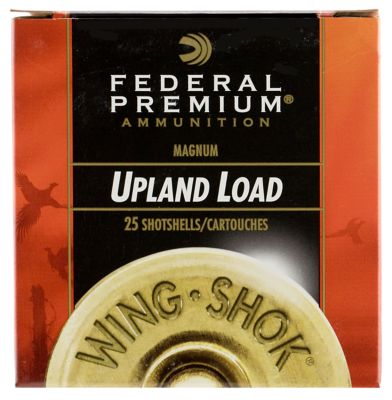 Federal 12-Gauge Premium Wing-Shok Magnum 5-Shot Shotgun Shells, 3 in., 1-5/8 oz., 25 Rounds