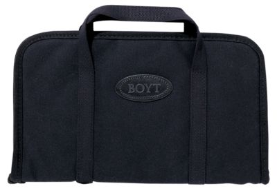 Boyt Harness 13 in. x 7 in. Rectangular Canvas Pistol Rug, Black