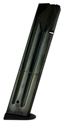 CZ 26 Round 9mm Luger Magazine for CZ 75 TS/CZ 75 TS Czechmate, Blued, Steel