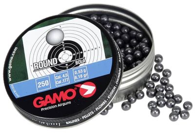 Gamo Roundball .177 Lead BBs, 250 ct.