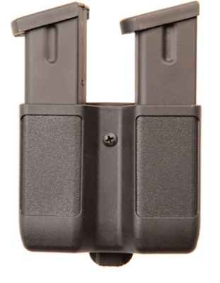 Blackhawk Double Mag Case for Double Stack 9mm/10mm/40/45/357, Belt Clip, Black, Polymer