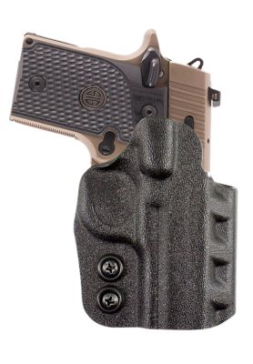 Desantis Gunhide Cazzuto OWB Holster for Glock 19/19 Gen 5/19X/23/32/45, Right Hand, Black, Kydex