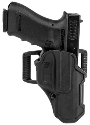 Blackhawk T-Series L2C Non-Light Bearing OWB Holster for S&W M&P/SD/Taurus PT 24/7 Pro, Right Hand, Black, Polymer