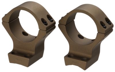 Browning X-Bolt Scope Mount System, 1 in. Tube, Low, X-Lock, Burnt Bronze Cerakote, Aluminum