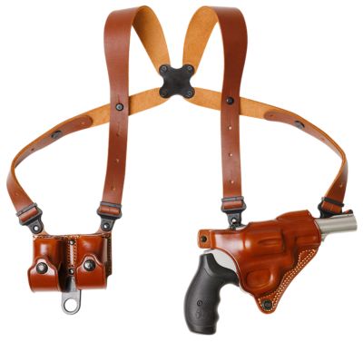 Galco Miami Classic II Shoulder Holster for S&W N Frame M29/629, Right Hand, Tan, Steerhide