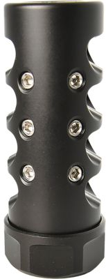 American Precision Arms Gen 4 Little Bastard Self Timing Brake, 6mm, 5/8 in. x 24 Thread, 2.70 in. OAL, 1 in. Diameter, Nitride