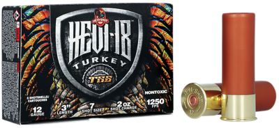 HEVI-Shot 12-Gauge HEVI-18 TSS Turkey Non-Toxic Tungsten 7-Shot Shotgun Shells, 3 in., 2 oz., 5 Rounds