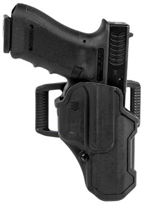 Blackhawk T-Series L2C Non-Light Bearing OWB Holster for Glock 17/22/31/34/41/47, Right Hand, Black, Polymer