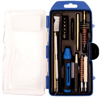 dac AR-15 Cleaning Kit for Multi-Caliber Rifles, Black/Blue, 17 pc.