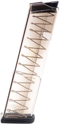 ETS Group 12 Round 9mm Luger Pistol Magazine for Glock 43, Clear, Polymer