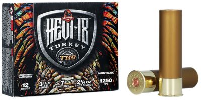 HEVI-Shot 12-Gauge HEVI-18 TSS Turkey Non-Toxic Tungsten 7-Shot Shotgun Shells, 3.5 in., 2-1/4 oz., 5 Rounds