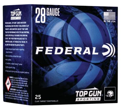Federal 28-Gauge Top Gun 7.5-Shot Shotgun Shells, 2.75 in., 3/4 oz., 25 Rounds