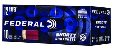 Federal 12-Gauge Shorty 15-Pellet Buckshot Shotgun Shells, #4, 1.75 in., 15/16 oz., 10 Rounds