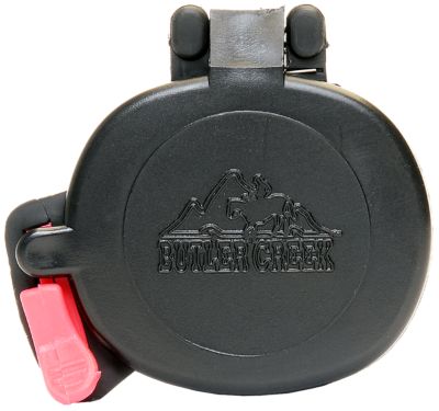 Butler Creek Flip-Open Eyepiece Scope Cover, Size 15, 1.66 in. x 1.45 in., Black, Polymer