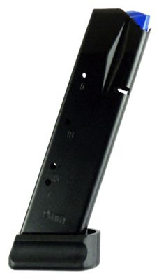 CZ 19 Round 9mm Luger Magazine for CZ Shadow 2/CZ 75 SP-01, Blued, Steel