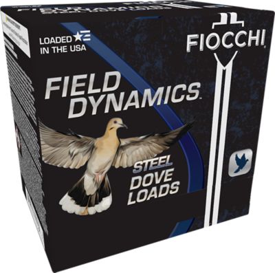 Fiocchi 12-Gauge Field Dynamics Dove and Quail 7-Shot Shotgun Shells, 2.75 in., 1-1/8 oz., 25 Rounds