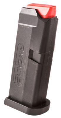 Amend2 6 Round 380 ACP Magazine for Glock 42, Black, Polymer