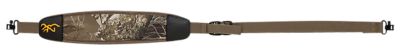 Browning Big Game Neoprene Swivel Sling with Rubber Shoulder Pad, 25 to 50 in., Realtree Edge Camo