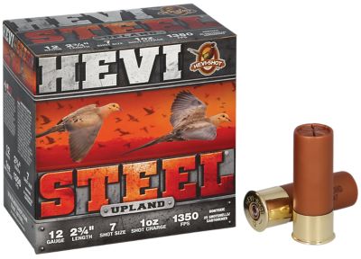 HEVI-Shot 12-Gauge Upland Non-Toxic 6-Shot Shotgun Shells, 2.75 in., 1 oz., 25 Rounds