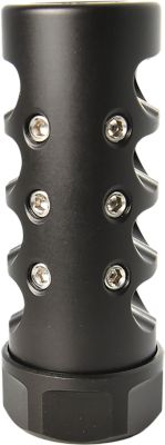American Precision Arms Gen 4 Little Bastard Self Timing Brake, 30 Cal, 5/8 in. x 24 Thread, 2.70 in. OAL, 1 in.D, Nitride