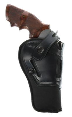 Galco Switchback OWB Holster for S&W X Frame 500/Taurus Raging Bull/6.50 in. Barrel, Ambidextrous, Black, Leather