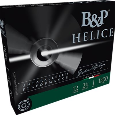 B&P Ammunition 12-Gauge Helice Electro 7.5-Shot Shotgun Shells, 2.75 in., 1 oz., 10 Rounds
