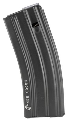 DuraMag SS 10 Round 458 SOCOM Magazine for AR-15, Black w/ Black Follower, Detachable
