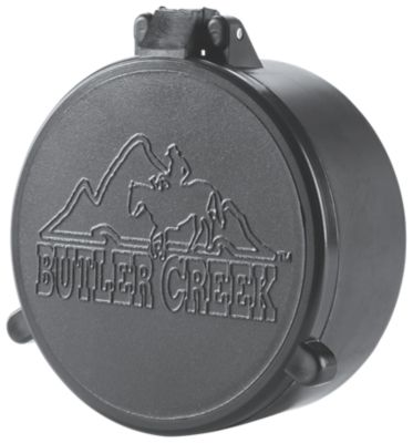 Butler Creek Flip-Open Objective Scope Cover, 57.20mm Objective, Size 40, Black, Polymer