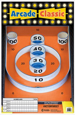 Action Target Entertainment Skee-Ball Paper Hanging Shooting Targets, 23 in. x 35 in., Multicolor, 100-Pack